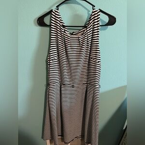 Merona black and white dress